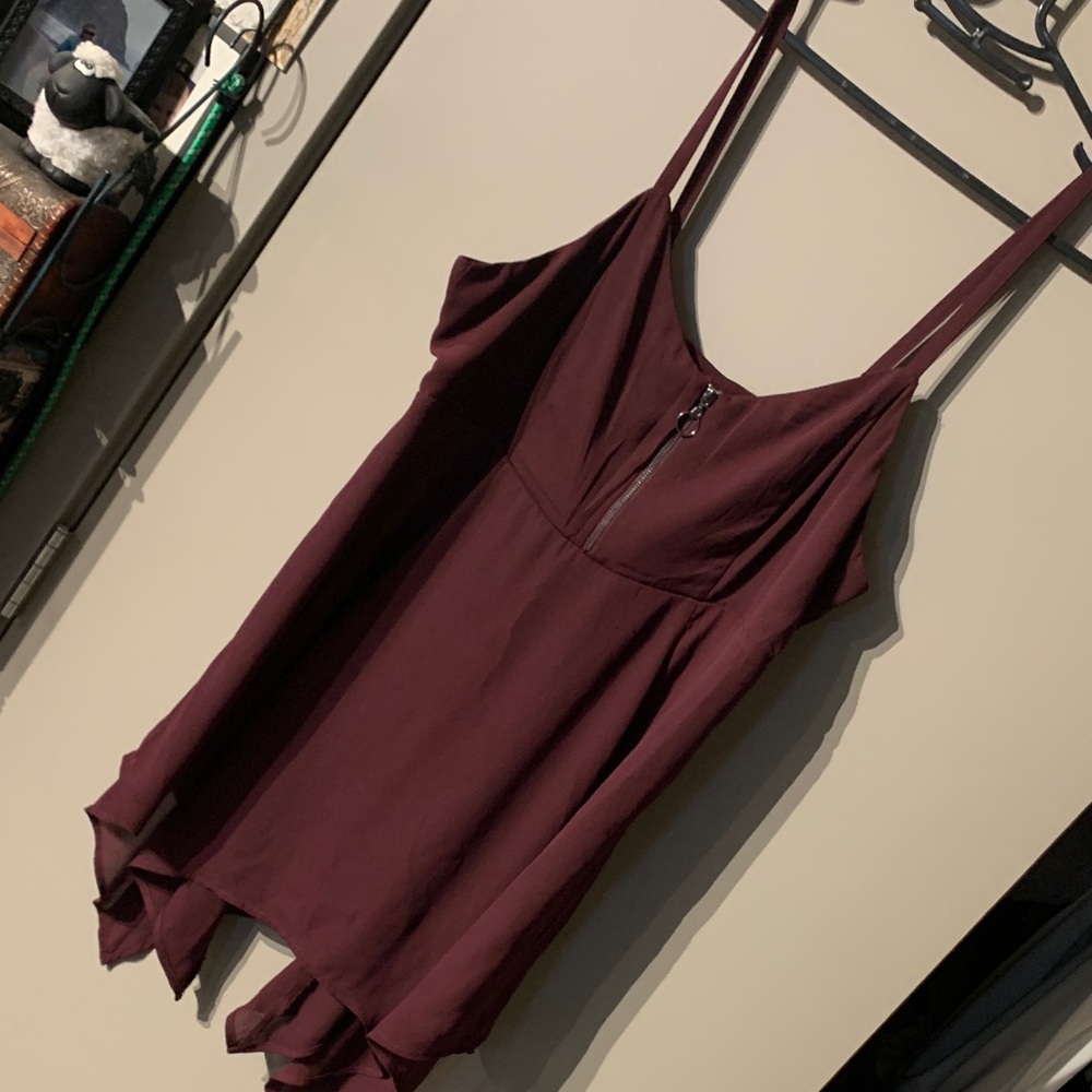 Torrid Burgundy Spaghetti Strap Dress – US Size OX